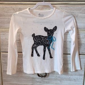 Girls Long sleeve Deer Shirt
